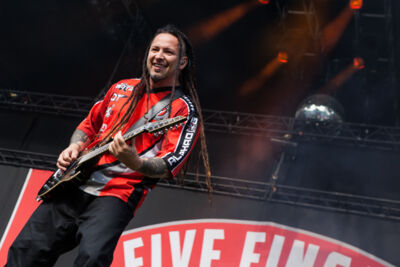 Five Finger Death Punch @ Rockavaria, picture 22, photographed by Dorien Goetschalckx - FrontView Magazine