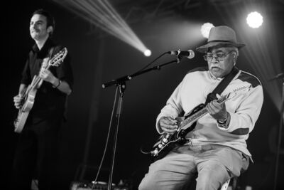 Jimmy Burns & Luca Giordano Band feat. Quique Gomez @ Duvelblues, picture 8, photographed by Marc Verdonck - FrontView Magazine