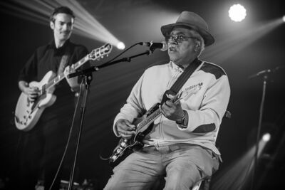 Jimmy Burns & Luca Giordano Band feat. Quique Gomez @ Duvelblues, picture 10, photographed by Marc Verdonck - FrontView Magazine
