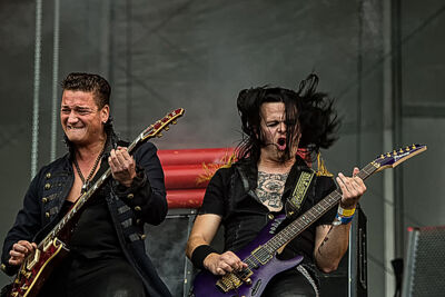 Kissin’ Dynamite @ Rock Im Revier 2015, foto 21, foto's door Edwin Houdevelt - FrontView Magazine