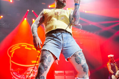 Turbonegro @ Rockavaria, foto 2, foto's door Dorien Goetschalckx - FrontView Magazine