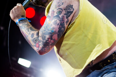 Turbonegro @ Rockavaria, foto 7, foto's door Dorien Goetschalckx - FrontView Magazine