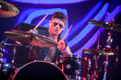 Turbonegro @ Rockavaria, foto 10, foto's door Dorien Goetschalckx - FrontView Magazine