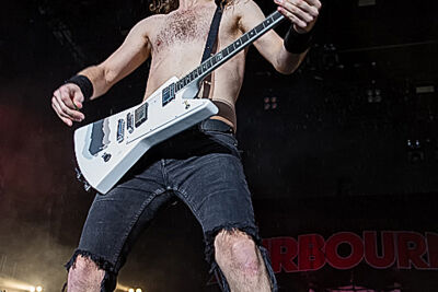Airbourne @ Rock Im Revier 2015, foto 12, foto's door Edwin Houdevelt - FrontView Magazine