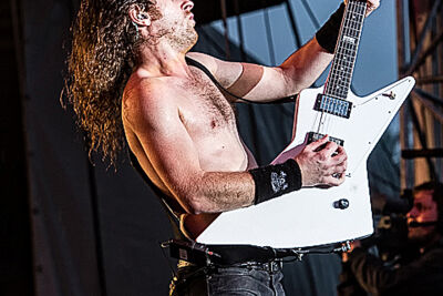 Airbourne @ Rock Im Revier 2015, foto 37, foto's door Edwin Houdevelt - FrontView Magazine