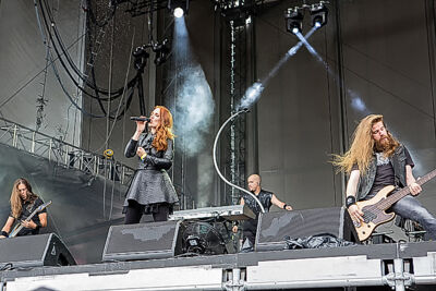 Epica @ Rock Im Revier 2015, foto 4, foto's door Edwin Houdevelt - FrontView Magazine