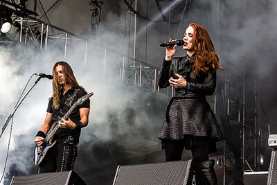 Epica @ Rock Im Revier 2015, foto 25, foto's door Edwin Houdevelt - FrontView Magazine