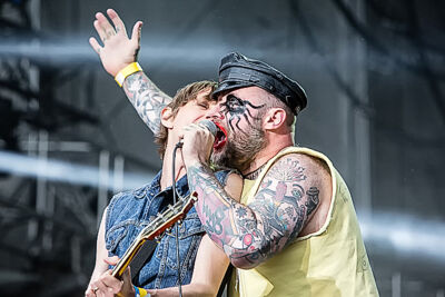 Turbonegro @ Rock Im Revier 2015, foto 1, foto's door Edwin Houdevelt - FrontView Magazine