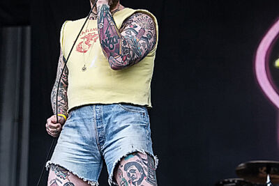 Turbonegro @ Rock Im Revier 2015, foto 4, foto's door Edwin Houdevelt - FrontView Magazine