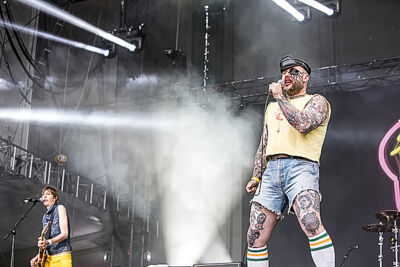 Turbonegro @ Rock Im Revier 2015, foto 8, foto's door Edwin Houdevelt - FrontView Magazine
