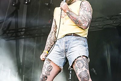 Turbonegro @ Rock Im Revier 2015, foto 10, foto's door Edwin Houdevelt - FrontView Magazine
