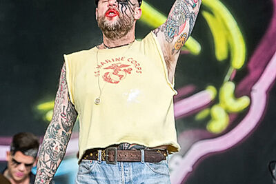 Turbonegro @ Rock Im Revier 2015, foto 19, foto's door Edwin Houdevelt - FrontView Magazine