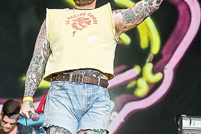 Turbonegro @ Rock Im Revier 2015, foto 28, foto's door Edwin Houdevelt - FrontView Magazine