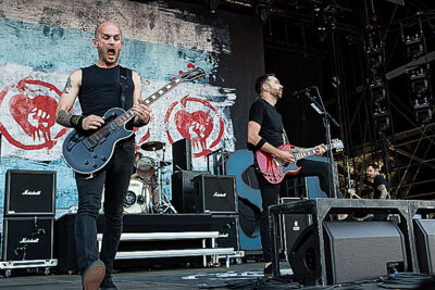 Rise Against @ Rock Am Ring 2015, foto 16, foto's door Edwin Houdevelt - FrontView Magazine