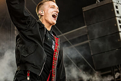 Kraftklub @ Rock Am Ring 2015, foto 13, foto's door FrontView Magazine