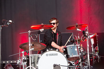 Kraftklub @ Rock Am Ring 2015, foto 14, foto's door FrontView Magazine