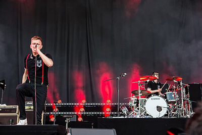 Kraftklub @ Rock Am Ring 2015, foto 29, foto's door FrontView Magazine