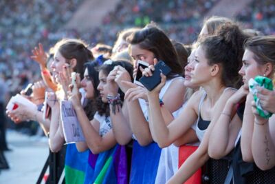 One Direction @ Koning Boudewijnstadion Brussel, foto 1, foto's door Pascal Liagre - FrontView Magazine