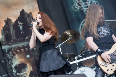 Epica @ NOVA ROCK 2015, foto 1, foto's door Dorien Goetschalckx - FrontView Magazine