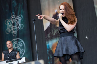 Epica @ NOVA ROCK 2015, foto 10, foto's door Dorien Goetschalckx - FrontView Magazine