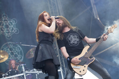 Epica @ NOVA ROCK 2015, foto 11, foto's door Dorien Goetschalckx - FrontView Magazine