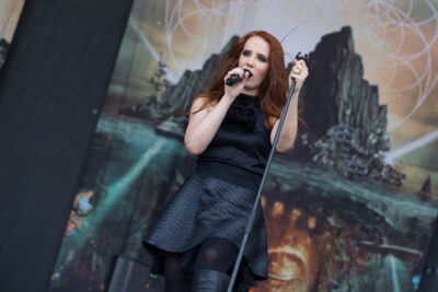 Epica @ NOVA ROCK 2015, foto 15, foto's door Dorien Goetschalckx - FrontView Magazine