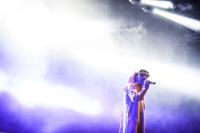 Omar Souleyman @ Genk on Stage, picture 9, photographed by Kristof Hayen - FrontView Magazine