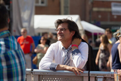 De Bende met Arne en Nasrien - Kanaalfeesten Dag 2 @ Willebroek, foto 21, foto's door Guy Danneels - FrontView Magazine
