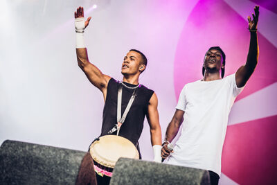 Nico & Vinz @ Parkpop 2015, picture 12, photographed by Elke Briers - FrontView Magazine