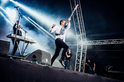 OMD @ Parkpop 2015, picture 2, photographed by Elke Briers - FrontView Magazine