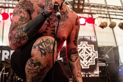 Knives to a gunfight @ Antwerp Metal Fest 2015, foto 2, foto's door Edwin Houdevelt - FrontView Magazine