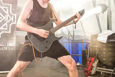 Knives to a gunfight @ Antwerp Metal Fest 2015, foto 4, foto's door Edwin Houdevelt - FrontView Magazine