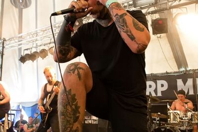 Knives to a gunfight @ Antwerp Metal Fest 2015, foto 8, foto's door Edwin Houdevelt - FrontView Magazine