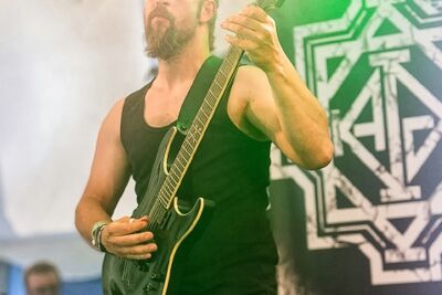 Knives to a gunfight @ Antwerp Metal Fest 2015, foto 14, foto's door Edwin Houdevelt - FrontView Magazine