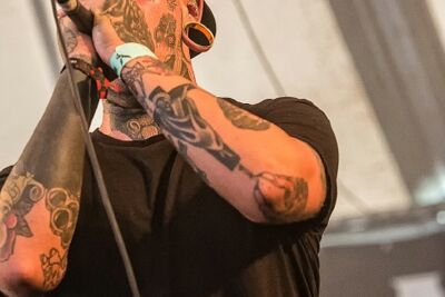 Knives to a gunfight @ Antwerp Metal Fest 2015, foto 16, foto's door Edwin Houdevelt - FrontView Magazine