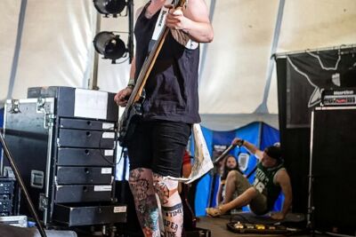Knives to a gunfight @ Antwerp Metal Fest 2015, foto 20, foto's door Edwin Houdevelt - FrontView Magazine