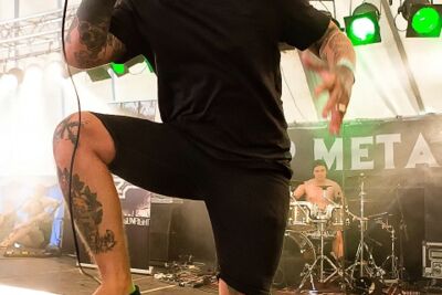 Knives to a gunfight @ Antwerp Metal Fest 2015, foto 22, foto's door Edwin Houdevelt - FrontView Magazine