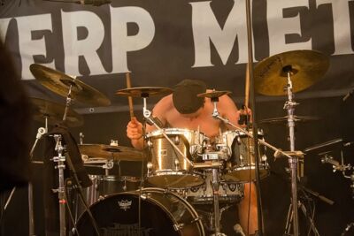 Knives to a gunfight @ Antwerp Metal Fest 2015, foto 24, foto's door Edwin Houdevelt - FrontView Magazine