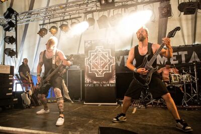 Knives to a gunfight @ Antwerp Metal Fest 2015, foto 27, foto's door Edwin Houdevelt - FrontView Magazine
