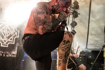 Knives to a gunfight @ Antwerp Metal Fest 2015, foto 28, foto's door Edwin Houdevelt - FrontView Magazine