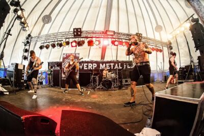 Knives to a gunfight @ Antwerp Metal Fest 2015, foto 29, foto's door Edwin Houdevelt - FrontView Magazine