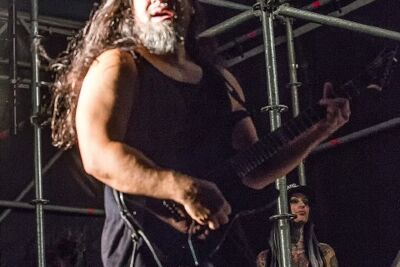 Obituary @ Antwerp Metal Fest 2015, foto 19, foto's door Edwin Houdevelt - FrontView Magazine