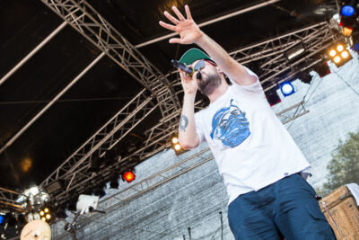 Antilopen Gang @ Vainstream Rockfest 2015, picture 1, photographed by Dorien Goetschalckx - FrontView Magazine