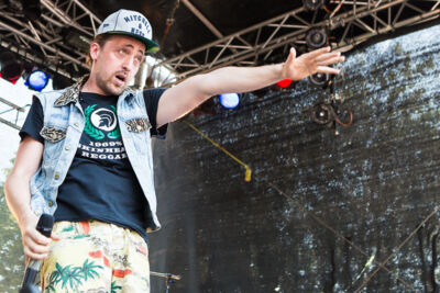 Antilopen Gang @ Vainstream Rockfest 2015, picture 10, photographed by Dorien Goetschalckx - FrontView Magazine