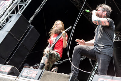 Suicide Silence @ Vainstream Rockfest 2015, foto 2, foto's door Dorien Goetschalckx - FrontView Magazine