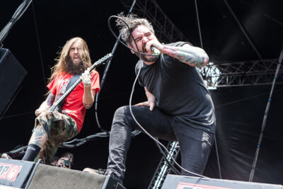 Suicide Silence @ Vainstream Rockfest 2015, foto 4, foto's door Dorien Goetschalckx - FrontView Magazine