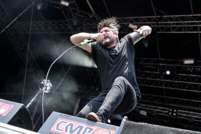 Suicide Silence @ Vainstream Rockfest 2015, foto 7, foto's door Dorien Goetschalckx - FrontView Magazine