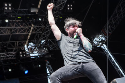 Suicide Silence @ Vainstream Rockfest 2015, foto 9, foto's door Dorien Goetschalckx - FrontView Magazine