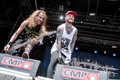 Suicide Silence @ Vainstream Rockfest 2015, foto 14, foto's door Dorien Goetschalckx - FrontView Magazine