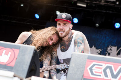 Suicide Silence @ Vainstream Rockfest 2015, foto 15, foto's door Dorien Goetschalckx - FrontView Magazine